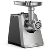 Image de Bosch MultiPower MFWS820M Hachoir à viande série 8, 3 disques avec trous (3, 4,5/8 mm) en acier inoxydable, embout kebbe/saucisse, pièces lavables au lave-vaisselle, électrique, puissant, 2500 W en occasion ou reconditionné