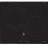 Image de 3EB967FR - Table de cuisson à induction - 3 plaques de cuisson - Niche - largeur : 56 cm - profondeur : 49 cm - avec avant biseauté - noir