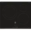 Image de 3EB865FR - Table de cuisson à induction - 3 plaques de cuisson - Niche - largeur : 56 cm - profondeur : 49 cm - avec bord avant avec facettes - noir