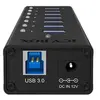Image de ICY BOX IB-AC618 - Concentrateur (hub) - 7 x SuperSpeed USB 3.0 - de bureau