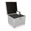 Image de ICY BOX IB-AC628 - Etui de protection de disque dur - capacité : 10 disques durs - argent