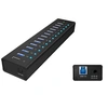 Image de ICY BOX IB-AC6113 - Concentrateur (hub) - 13 x SuperSpeed USB 3.0 - de bureau