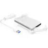 Image de ICY BOX IB-AC703-U3 Boîtier pour Disque Dur 2,5" SATA USB 3.0 Blanc