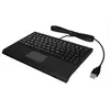 Image de KeySonic ACK-3410 - Clavier - avec pavé tactile - USB - Allemand - noir
