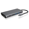 Image de ICY BOX Station d'accueil USB-C avec 2 Ports HDMI, 1 Port DisplayPort 1.4, 100 W Power Delivery, 4 Ports USB, Lecteur de Cartes, LAN, USB 3.1 Gen2