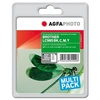 Image de Compatible Avec Brother Lc-985-bk C M Y (lc985valbpdr) Agfa Photo Apb985setd Multipack Noir / Cyan / Magenta / Jaune