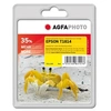 Image de - 9 ml - jaune - compatible - remanufacturé - cartouche d'encre (alternative pour : Epson 18XL, Epson C13T18144010, Epson T1814) - pour Epson