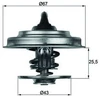 Image de Thermostat D'Eau Mahle Tx1887d Daewoo;Daimler;Jaguar;Mercedes-Benz;Puch;Renault;Ssangyong