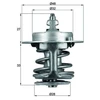 Image de Thermostat D'Eau Mahle Tx6383 Daihatsu;Geely;Hyundai;Kia;Nissan;Toyota
