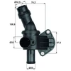 Image de Thermostat D'Eau Mahle Ti887 Audi;Seat;Skoda;Volkswagen