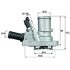 Image de Thermostat D'Eau Mahle Ti14488 Abarth;Alfa Romeo;Fiat;Lancia;Opel