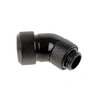 Image de Eiszapfen 13 mm HardTube compression fitting 45° rotatable G1/4 - Raccord à angle de compression de système de refroidissement liquide - noir profond
