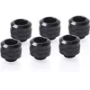 Image de Lot de 6 Raccords à compression pour Tube Ø13mm Eiszapfen Pro (Noir)