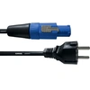 Image de Cable Powercon/schuko 1,5 M Câbles jack / instrument