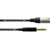 Image de CFM 3 MV 3 m XLR (3-pin) 6,35 mm câble audio Noir, Argent