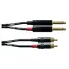 Image de cfu1. 5pc - câble audio 2 jacks mono - 2 rca mâles 1,5 m