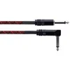 Image de Cable Guitare Jack Droit /Coudé 3 M Tweed Rouge Câbles jack / instrument