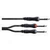 Image de EY5VPP - Câble bretelle jack mâle stéréo-double jack mono mâles - 5m
