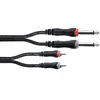 Image de Câble Audio Double Jack Mono - RCA 6 M Câbles adaptateur