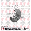 Image de Tambour De Frein Zimmermann 250.1770.00 Ford