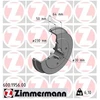 Image de Tambour De Frein Zimmermann 600.1956.00 Volkswagen