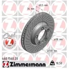 Image de Disque De Frein Zimmermann .1560.20 Porsche