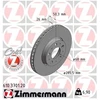 Image de Disque De Frein Zimmermann 610.3701.20 Volvo