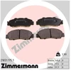 Image de Kit De Plaquettes De Frein, Frein À Disque 21651.175.1 Zimmermann Zimmermann 21651.175.1 Honda;Rover