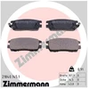 Image de Kit De Plaquettes De Frein, Frein À Disque 21840..1 Zimmermann Zimmermann 21840..1 Mitsubishi