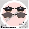 Image de Kit De Plaquettes De Frein, Frein À Disque 21848.200.1 Zimmermann Zimmermann 21848.200.1 Ford;Seat;Volkswagen