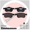 Image de Kit De Plaquettes De Frein, Frein À Disque 23073..1 Zimmermann Zimmermann 23073..1 Volvo