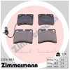 Image de Kit De Plaquettes De Frein, Frein À Disque 23176.180.1 Zimmermann Zimmermann 23176.180.1 Volkswagen