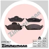 Image de Kit De Plaquettes De Frein, Frein À Disque 23193.165.1 Zimmermann Zimmermann 23193.165.1 Mercedes-Benz