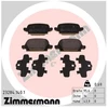 Image de Kit De Plaquettes De Frein, Frein À Disque 23284.140.1 Zimmermann Zimmermann 23284.140.1 Opel;Vauxhall