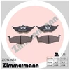 Image de Kit De Plaquettes De Frein, Frein À Disque 23394..1 Zimmermann Zimmermann 23394..1 Volkswagen