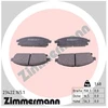 Image de Kit De Plaquettes De Frein, Frein À Disque 23422.165.1 Zimmermann Zimmermann 23422.165.1 Infiniti;Nissan