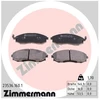 Image de Kit De Plaquettes De Frein, Frein À Disque 23536.160.1 Zimmermann Zimmermann 23536.160.1 Hyundai