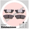 Image de Kit De Plaquettes De Frein, Frein À Disque 23543..1 Zimmermann Zimmermann 23543..1 Hyundai;Kia;Ssangyong