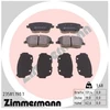 Image de Kit De Plaquettes De Frein, Frein À Disque 23581..1 Zimmermann Zimmermann 23581..1 Seat;Skoda;Volkswagen