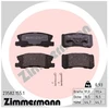 Image de Kit De Plaquettes De Frein, Frein À Disque 23582..1 Zimmermann Zimmermann 23582..1 Cadillac;Citroen;Dodge;Mitsubishi;Peugeot