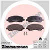Image de Kit De Plaquettes De Frein, Frein À Disque 23584.160.1 Zimmermann Zimmermann 23584.160.1 Chrysler;Citroen;Dodge;Jeep;Mitsubishi;Peugeot