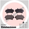 Image de Kit De Plaquettes De Frein, Frein À Disque 23613.180.1 Zimmermann Zimmermann 23613.180.1 Nissan;Opel;Renault