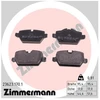 Image de Kit De Plaquettes De Frein, Frein À Disque 23623.170.1 Zimmermann Zimmermann 23623.170.1 Bmw;Mini