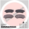 Image de Kit De Plaquettes De Frein, Frein À Disque 23638.185.1 Zimmermann Zimmermann 23638.185.1 Chrysler;Jeep