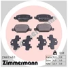 Image de Kit De Plaquettes De Frein, Frein À Disque 23661.140.1 Zimmermann Zimmermann 23661.140.1 Abarth;Fiat;Lancia