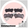 Image de Kit De Plaquettes De Frein, Frein À Disque 23693.165.1 Zimmermann Zimmermann 23693.165.1 Audi;Porsche;Volkswagen