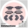Image de Kit De Plaquettes De Frein, Frein À Disque 23714.165.1 Zimmermann Zimmermann 23714.165.1 Alfa Romeo;Fiat;Lancia