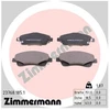 Image de Kit De Plaquettes De Frein, Frein À Disque 23768.185.1 Zimmermann Zimmermann 23768.185.1 Toyota