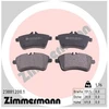 Image de Kit De Plaquettes De Frein, Frein À Disque 23881.200.1 Zimmermann Zimmermann 23881.200.1 Mercedes-Benz