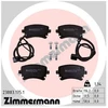 Image de Kit De Plaquettes De Frein, Frein À Disque 23883.175.1 Zimmermann Zimmermann 23883.175.1 Volkswagen